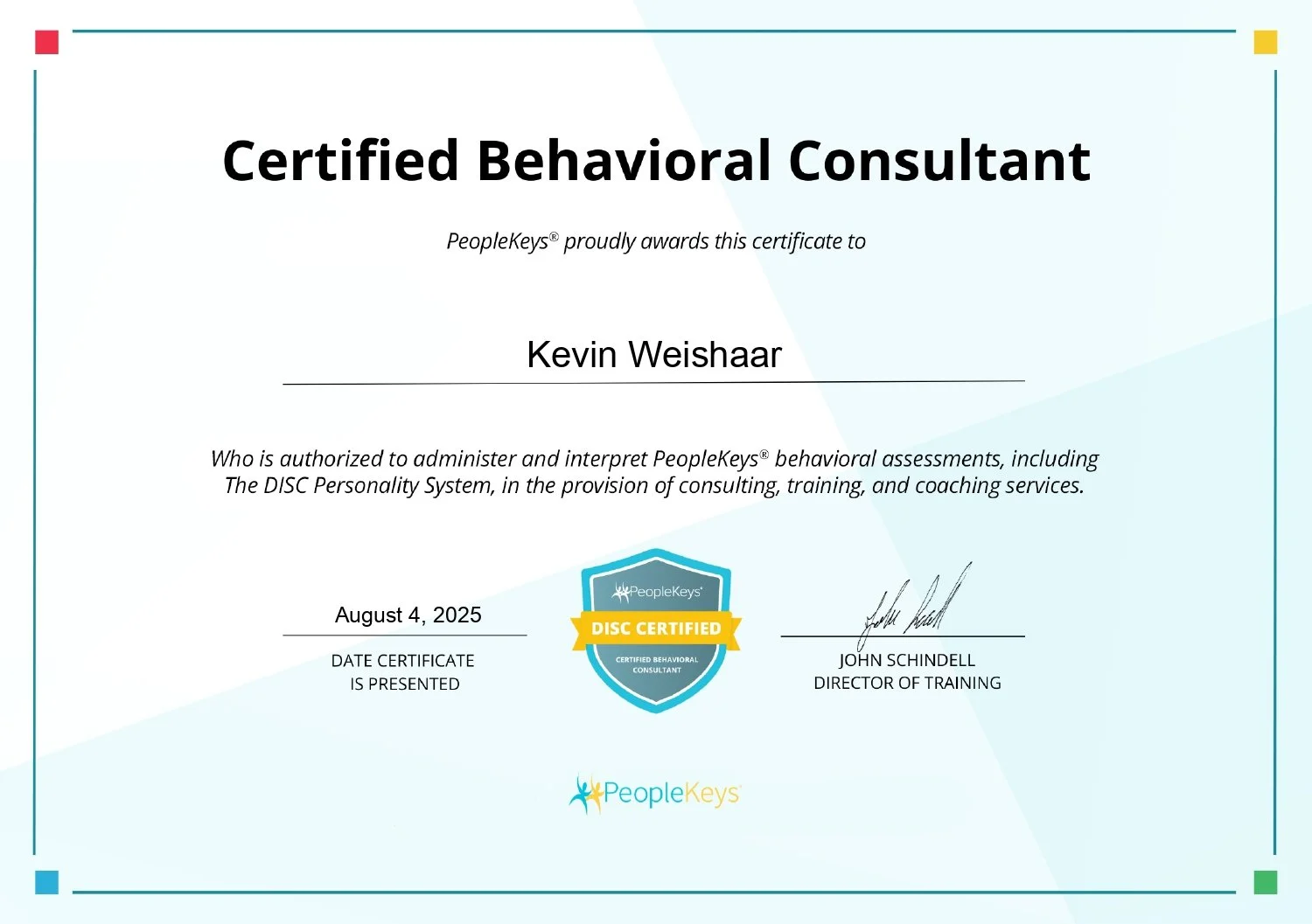 Certified Behavioral Consultant