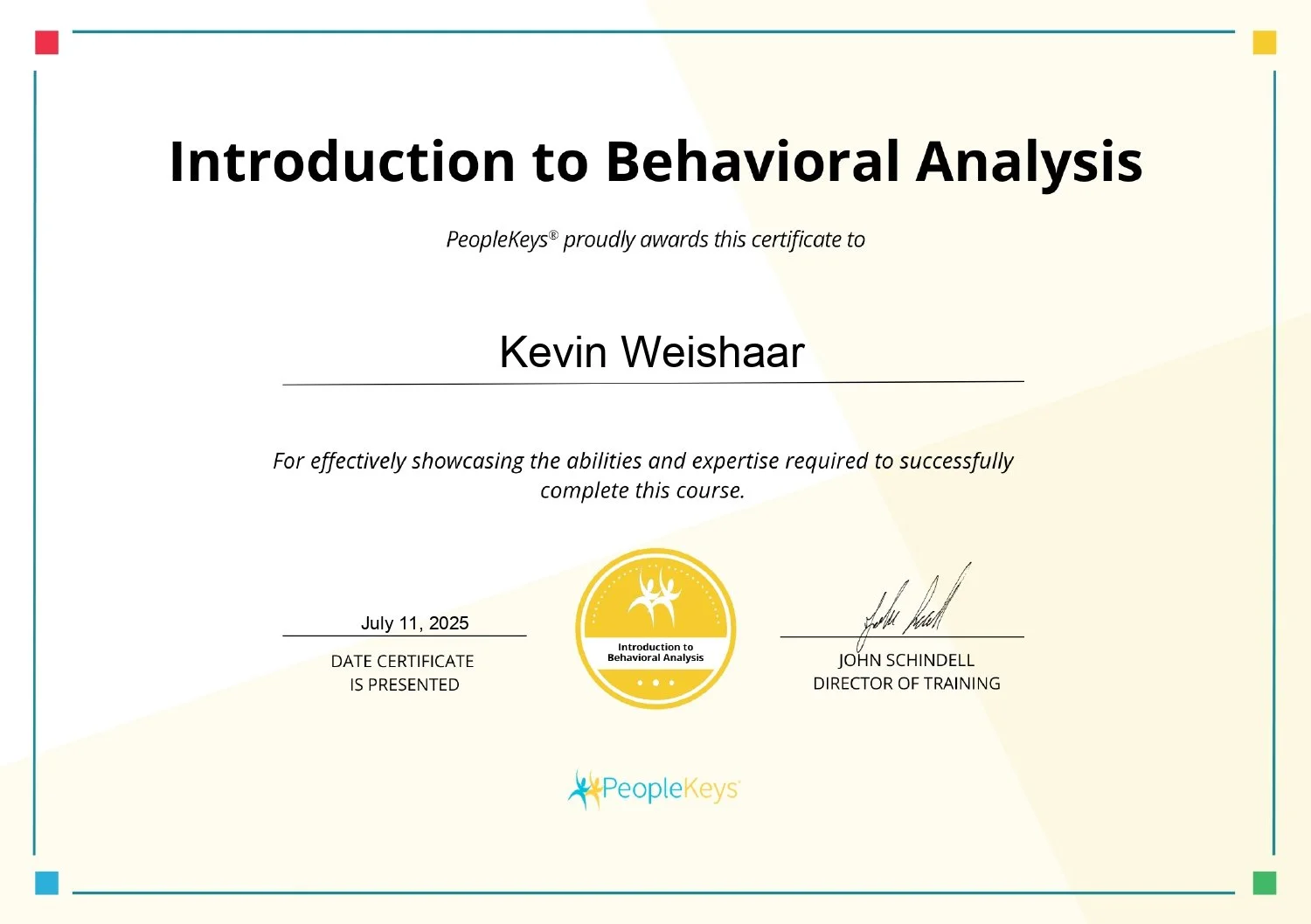 DISC Certification for Behavioral Analysis